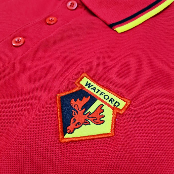 WOMENS CORE TIPPED POLO RED