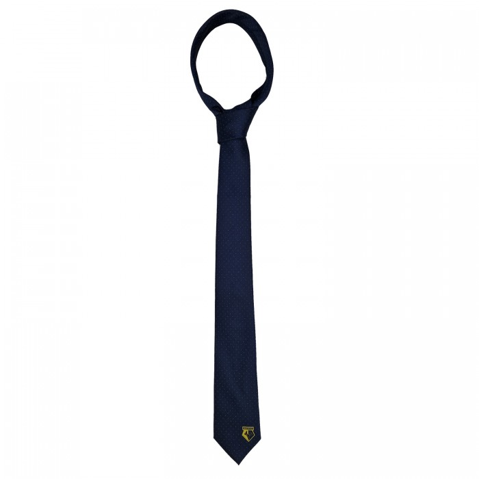 NAVY MICRODOT TIE