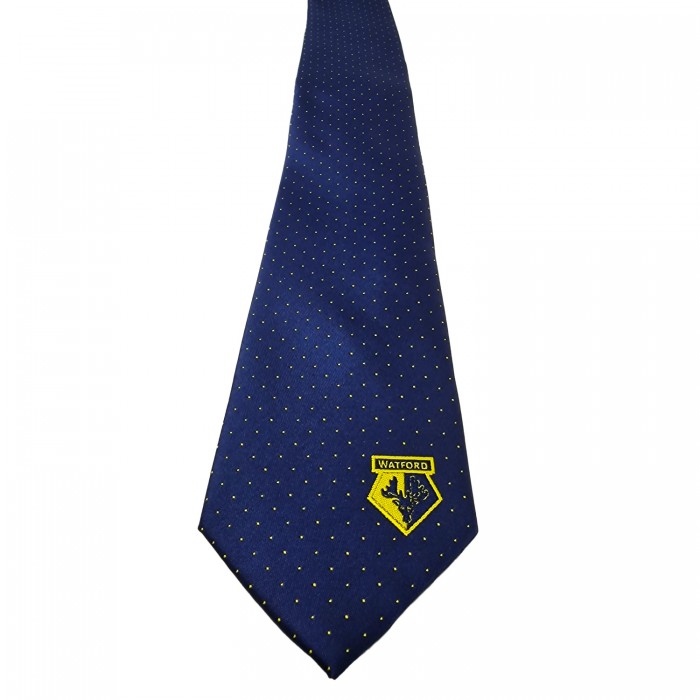 NAVY MICRODOT TIE