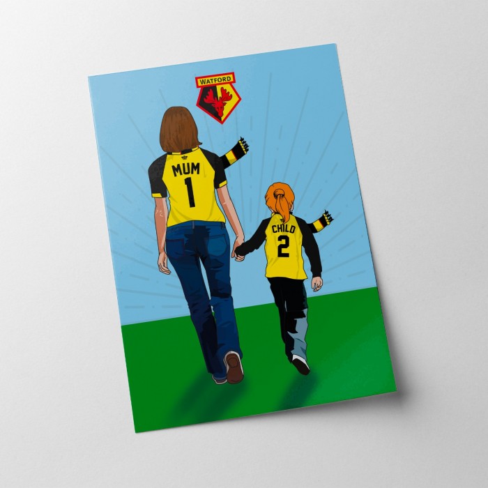 PERSONALISED HAND IN HAND MUM PRINT