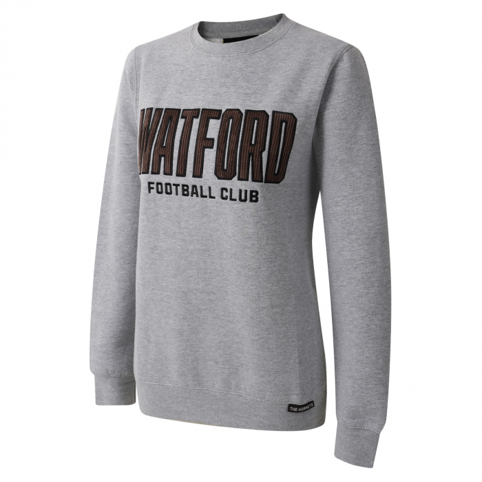 WOMENS GREY CORDUROY SWEAT