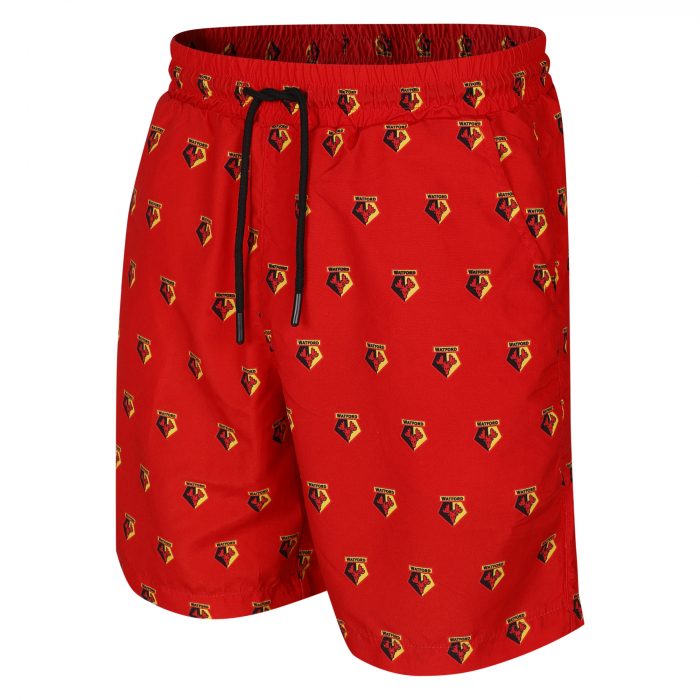 ADULT ALL OVER CREST SWIM SHORTS