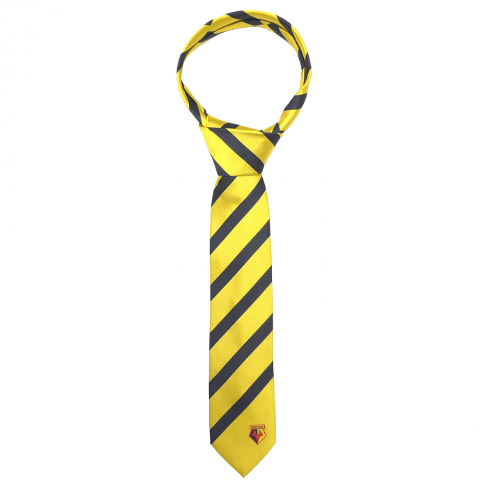 YELLOW STRIPED TIE