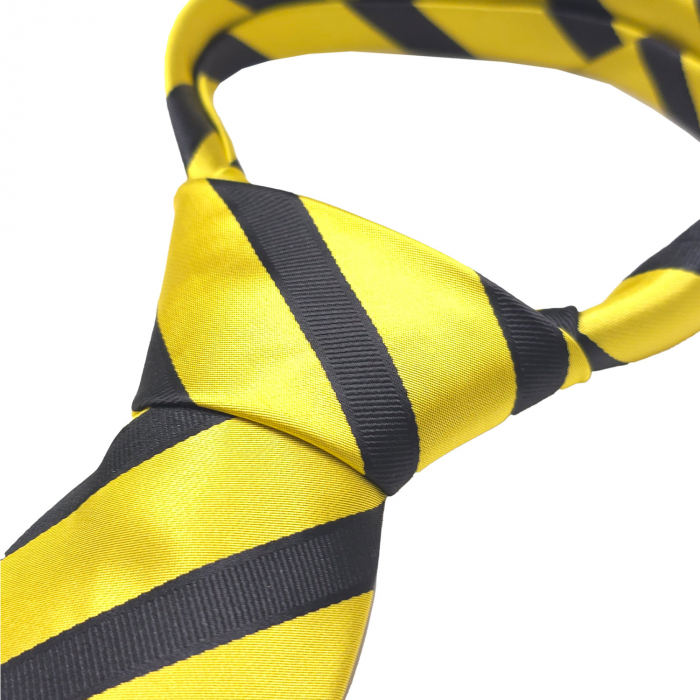 YELLOW STRIPED TIE