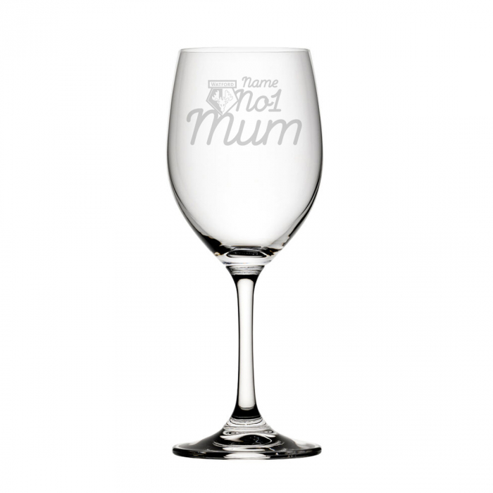 PERSONALISED ENGRAVED NO1 MUM 410ml WINE GLASS