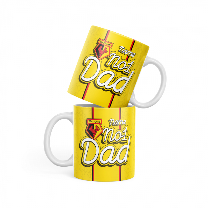 NO1 DAD PERSONALISED MUG