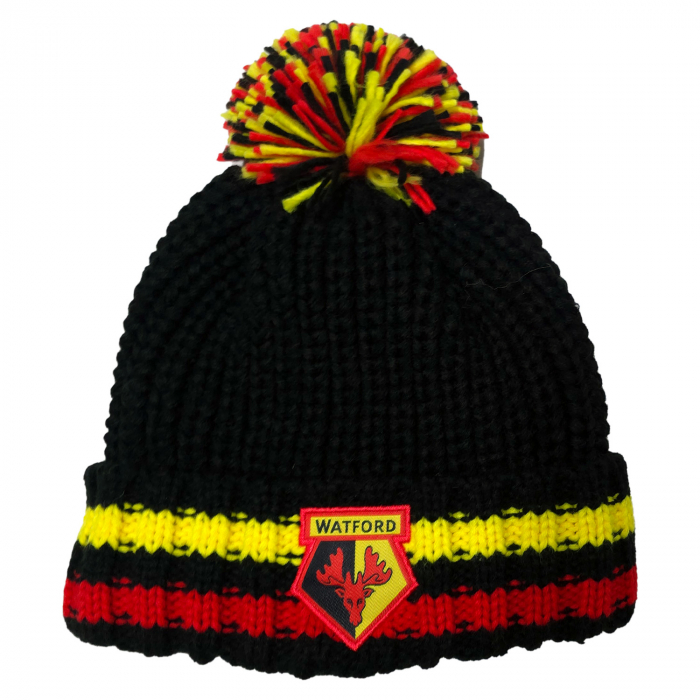 WATFORD CHUNKY STRIPE BEANIE
