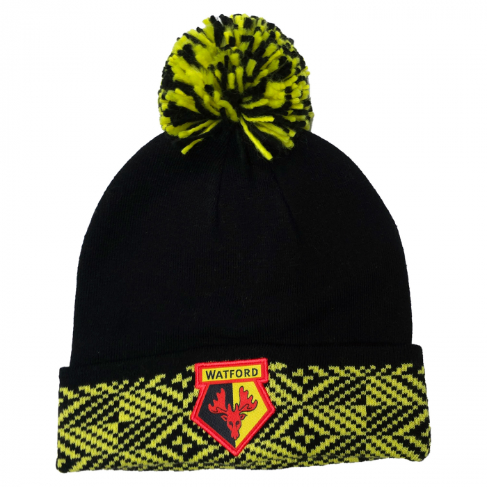 WATFORD DIAMOND PATTERN BEANIE