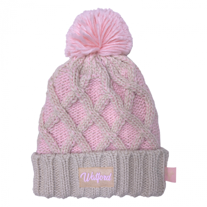 WATFORD WOMENS CABLE BEANIE