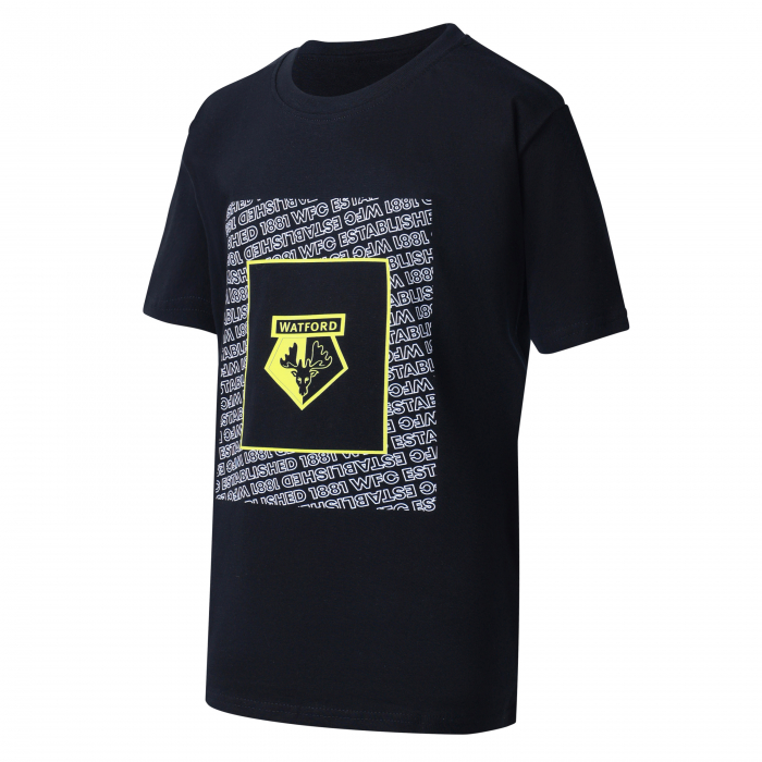 MULTI JUNIOR TEXT CREST TEE