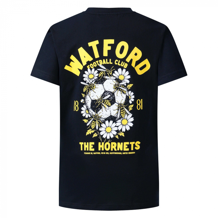 JUNIOR FLORAL BACK PRINT TEE