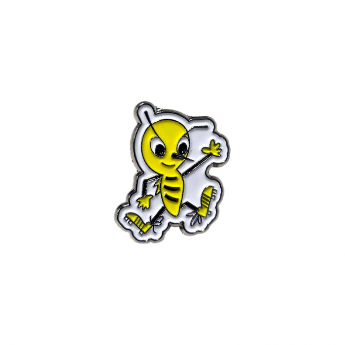 4 PACK RETRO CREST PIN BADGES
