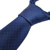 NAVY MICRODOT TIE