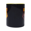 BLACK CREST YELLOW LIP MUG