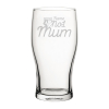 PERSONALISED ENGRAVED NO1 MUM PINT GLASS