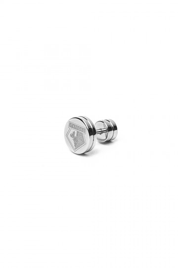 ROUND CREST SINGLE STUD EARRING