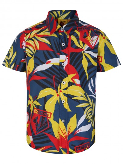 KIDS HAWAIIAN FLORAL SHIRT