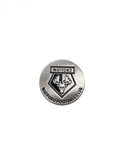 ANTIQUE NICKEL PIN BADGE