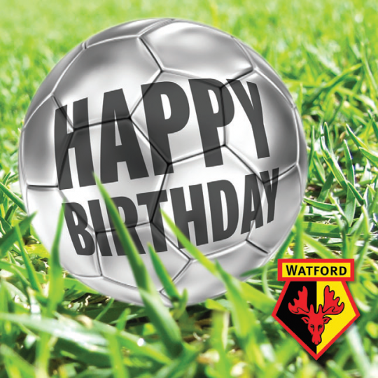 Happy Birthday Football Card