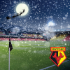 VICARAGE ROAD SANTA CHRISTMAS CARD