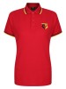 WOMENS CORE TIPPED POLO RED