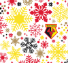 SNOWFLAKE MONTAGE CHRISTMAS CARD