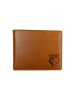 TAN LEATHER CARD WALLET