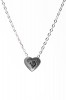 STAINLESS HEART NECKLACE AND CHAIN