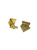 GOLD PLATED CREST CUFFLINKS