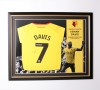 2022/23 DAVIS SIGNED FRAMED HOME SHIRT