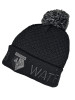 MONO WAFFLE BOBBLE BEANIE