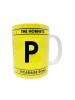 INITIAL MUG LETTER P