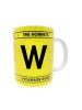 INITIAL MUG LETTER W