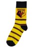 YELLOW RETRO STRIPE SOCKS