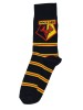 BLACK RETRO STRIPE SOCKS