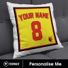 BACK OF SHIRT PERSONALISED CUSHION