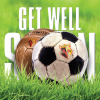 GET WELL SOON RETRO CARD