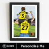 PERSONALISED MOTHER SON PRINT
