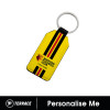 WATFORD FC PERSONALISED LEATHER KEYRING