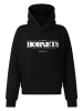 WOMENS LOGO BLACK HOODIE