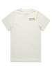 WOMENS ECRU BACK PRINT TEE