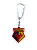 2D PVC CREST KEYRING WITH CARABINER CLIP
