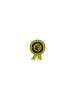 ROSETTE CREST ENAMEL PIN BADGE