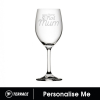PERSONALISED ENGRAVED NO1 MUM 410ml WINE GLASS
