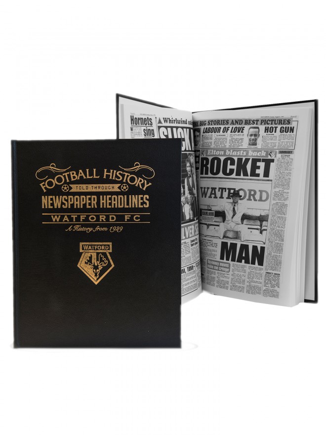 WATFORD FC NEWSPAPER HISTORY BOOK WATFORD FC NEWSPAPER HISTORY BOOK