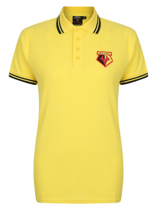 WOMENS CORE TIPPED POLO YELLOW