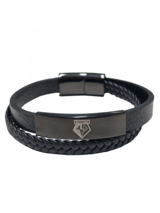 BLACK LEATHER BRACELET