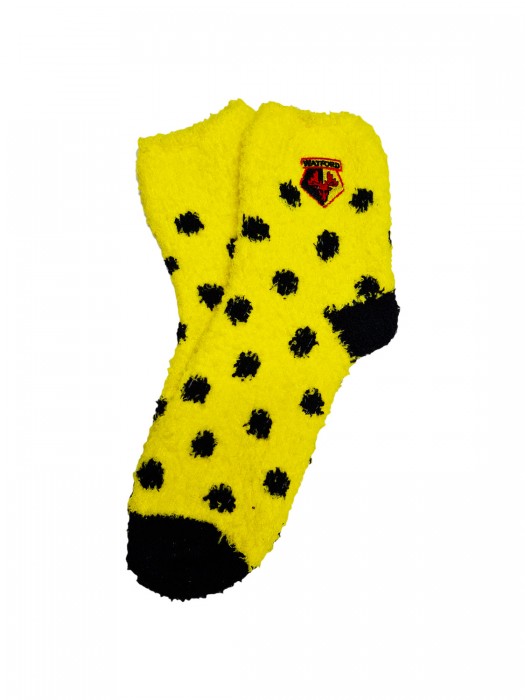 SPOTTED YELLOW SLEEP SOFT SOCKS