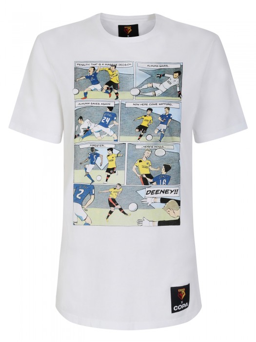 WOMENS THAT DEENEY GOAL COMIC STRIP TEE