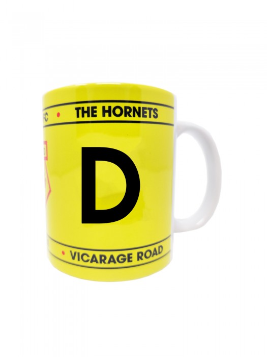 INITIAL MUG LETTER D